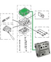 Ingangsplaat closed center - pomp met variabel debiet - G 3/4"