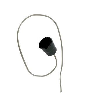 Bouton poussoir noir