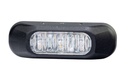 Feu d'avertissement à éclats 3 LED 12/24V - VDC- ORANGE