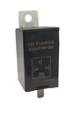 Knippercentrale 12V 4P DIN + drager