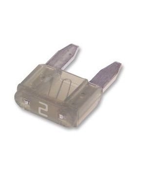 Fusible enfichable - Mini - 2 A (25 Piéces)