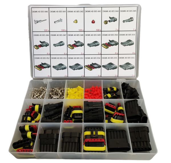 Valise de 460 AMP connecteurs + souliers de cable