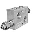 Overdrukklep dubbel 1/2" - Max 080L - Regelbaar tussen  80/210 bars