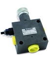 Régulateur de débit BUCHER avec limiteur de pression 1/2" - prioritaire réglable de 0 - 50 L