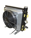 Oliekoeler 24V - 45-160 L/min met by-pass en thermocontact 50/60°