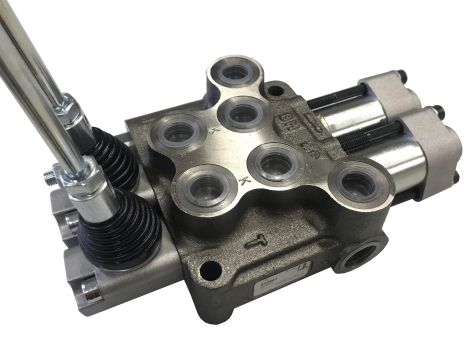 Distributeur 2xDW 45L/min - 3/8" +  position flottante