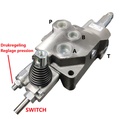 Distributeur fendeuse AUTOSPEED - Positionneur fixe au retour: réglage par switch