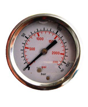 Manometer Ø 63 mm - 0-0160 bar