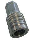 Snelkoppeling vrouwelijk - DN 13 - 3/8" BSP - trekken en duwen