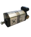 Pomp 2 gaten 60,0 x 60 - conische as - 8,0 +  8,0 cc + Klep -  Links draaien - Bosch