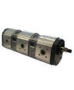 Pompe 2 trous 60,0 x 60 - axe conique - 16,0 + 14,0 + 11,0 cc - Rotation droite - Bosch