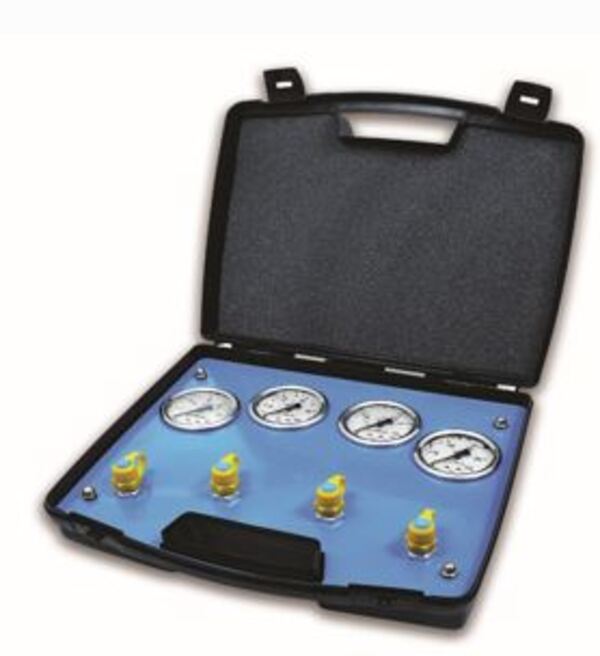 Manometer valies (40 bar-250 bar-2x 400 bar)