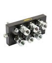 Multikoppeling 6 snelkoppelingen - 2P606 - 1/2" BSP - mobiele zijde
