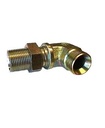 1/2" BSP x 1/2" BSP - 90° - schotkoppeling