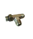 1/2" JIC x 1/2" JIC x 1/8" BSP instelbaar