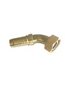 Rac. Femelle 45°  M30x1,5 - Tube 21L - Flexible 1/2"
