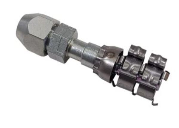 Raccord airco droite tube 9.5-10 - tuyau 5/16"