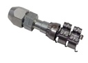 Raccord airco droite tube 9.5-10 - tuyau 5/16"