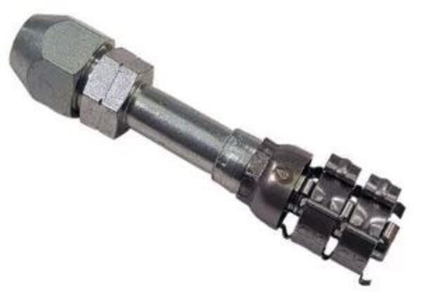 Raccord airco droite tube 9.5-10 - tuyau 13/32"