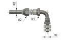 Raccord airco 90° tube 12 - 12.7 - tuyau 13/32"