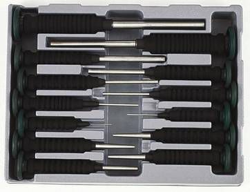 Pendrijver en doorslagen (set 13 delig tot 14mm)