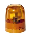 Feu tournant - orange - 12 volt - embase plate