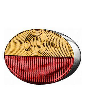 feux arrière - clignoteur - stop - position - plaque - ovale - 105 x 57