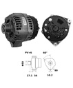 Alternator Mahle MG2  14V - 120 A