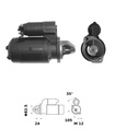 Démarreur Iskra  2,7 Kw - 12V - 9D (pour barre de coupe)