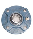 Palier rond - 132 x 160 x 26 - roulement - 45 x 85 x 49,2