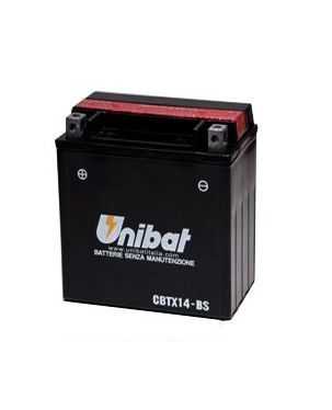 Batterij 12V - 12AH -  150 x 87 x 145 - Plus links
