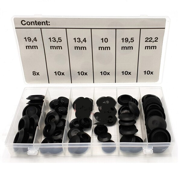 Assortiment de bouchons en plastique 58 Pcs