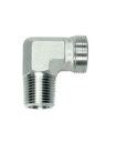 Haakse koppeling 90° mannelijk (25S - M36X2,0) x mannelijk (1" NPT)