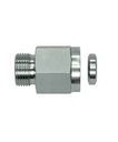 Rechte koppeling mannelijk (08S - M16x1,5) x vrouwelijk manometer (1/2" BSP)