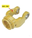 Mâchoire pour tube 48,0 x 57,5 (serie 2a) AW 70° - SW 120°