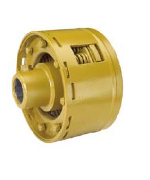 Slijpkoppeling zonder gaffel - EK96/4 - 4 schijven - 1.3/8" - 6 - 150 daNm - TK138 met klemconus