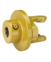 Breekboutkoppeling W2600 - 1.3/4" - 6 / kruis 42x104 / 390 daNm / bout M10  met klemconus