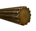 Axe cannelé 52mm x 47mm x 25 D longueur 365mm