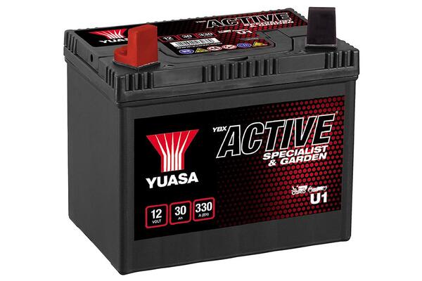 Batterij 12V-30AH - 194x126x183 (+ links)