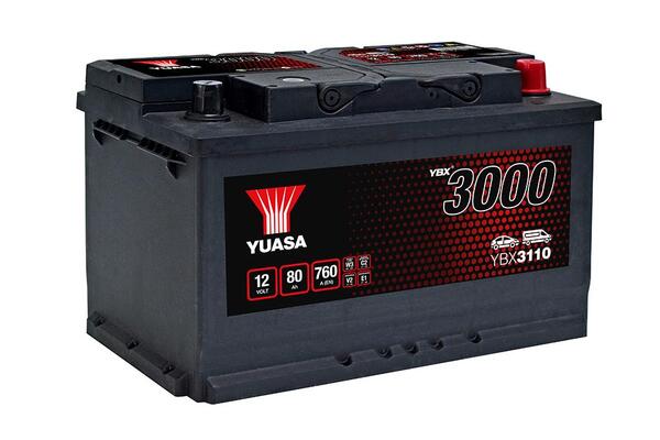 Batterij 12V - 80AH - 315x175x175
