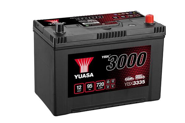 Batterij 12V - 95AH - 304x174x225 - Plus rechts