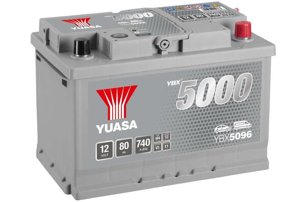 Batterij 12V - 80AH - 278x175x190