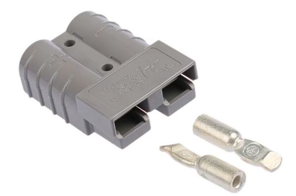 Conneteur male - femelle - 50A - Gris (12v)
