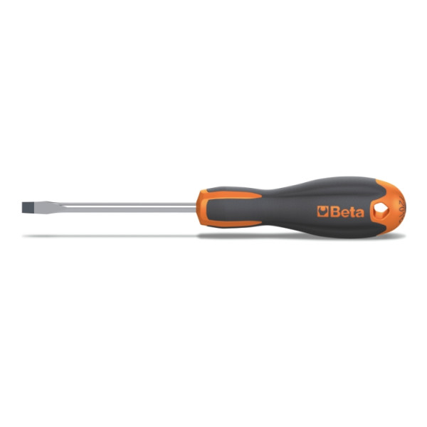 Evox schroevendraaiers voor sleufschroeven, verchroomd 0,8x4x100