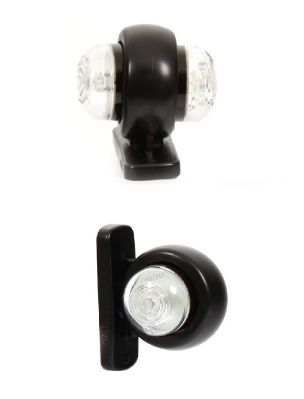 [AEBB275] Markeerverlichting 12/24V - Rood/Kristal