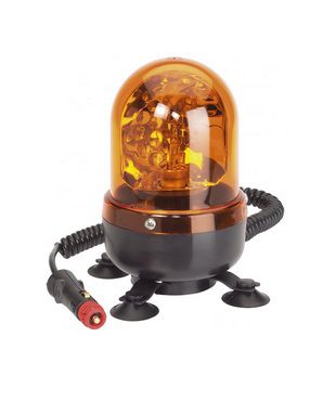 [AEBB525M-12V] Draailicht - oranje - 12 volt - magnetische bevestiging