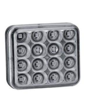 [AEBB690C-LED] Achteruitrijlicht 12/24V LED - 78 x 68 x 40 - kristal