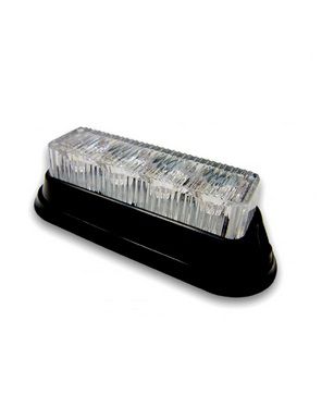 [AEBBSTARLED4-CR] Markeer Led flitser 12/24V - 4 leds - 18 flitspatronen - 122 x 41 x 29 - kristal