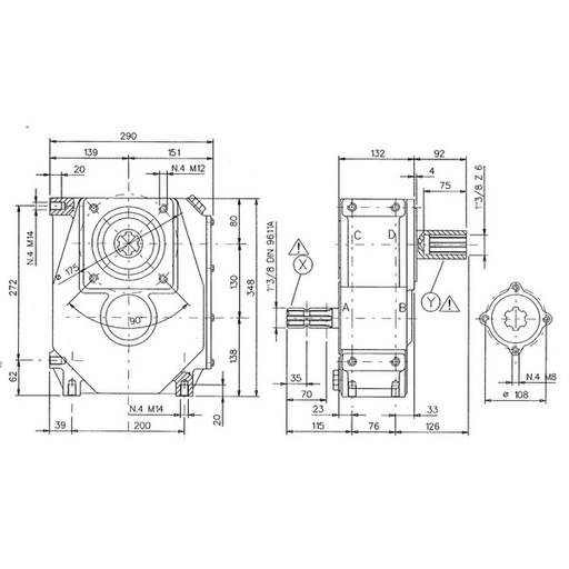 [BIMA86043] Tandwielkast M10 1/6