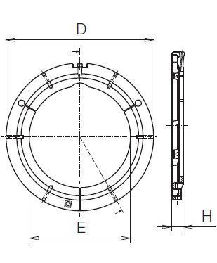 [BOND2550G0024] Loopring voor grote hoek